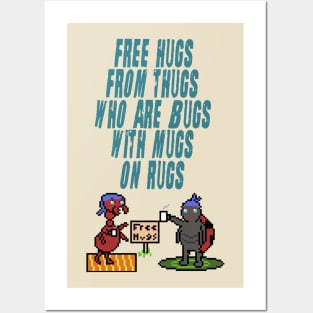 Free Hugs anyone? How bout from bugs? Posters and Art